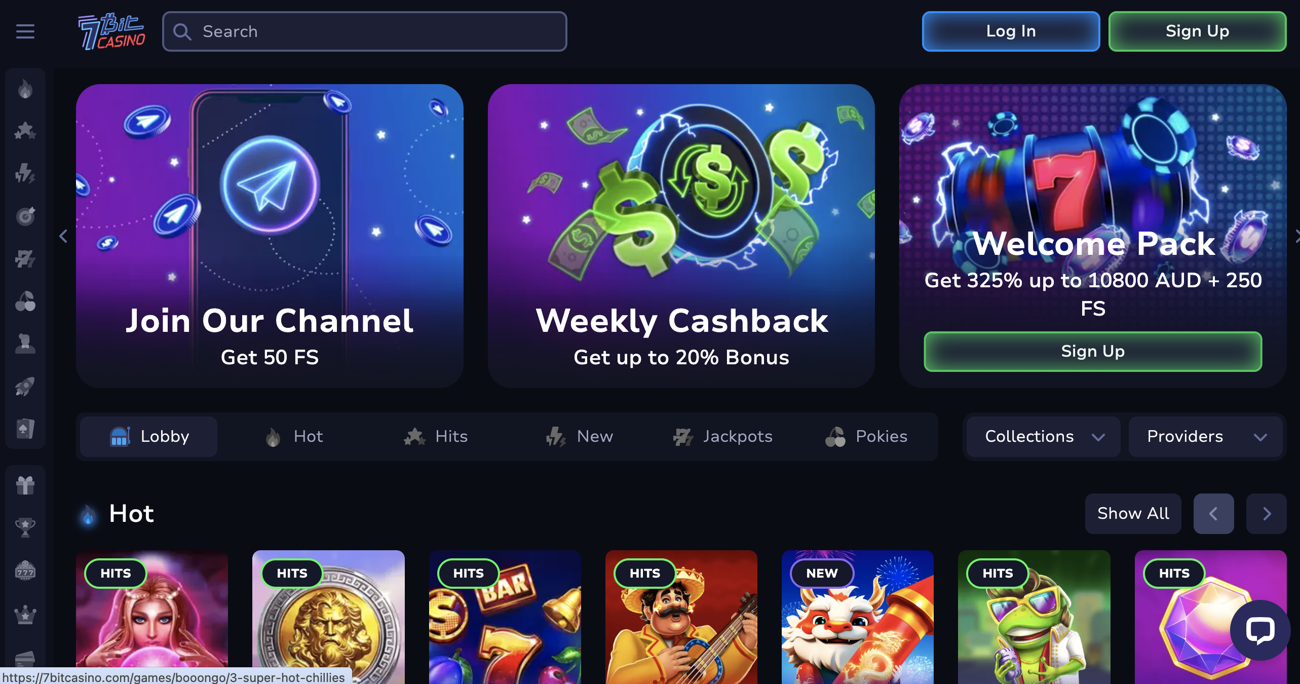 7Bit Casino screenshot
